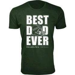 Men Best Football Dad Ever T-Shirt - Philadelphia