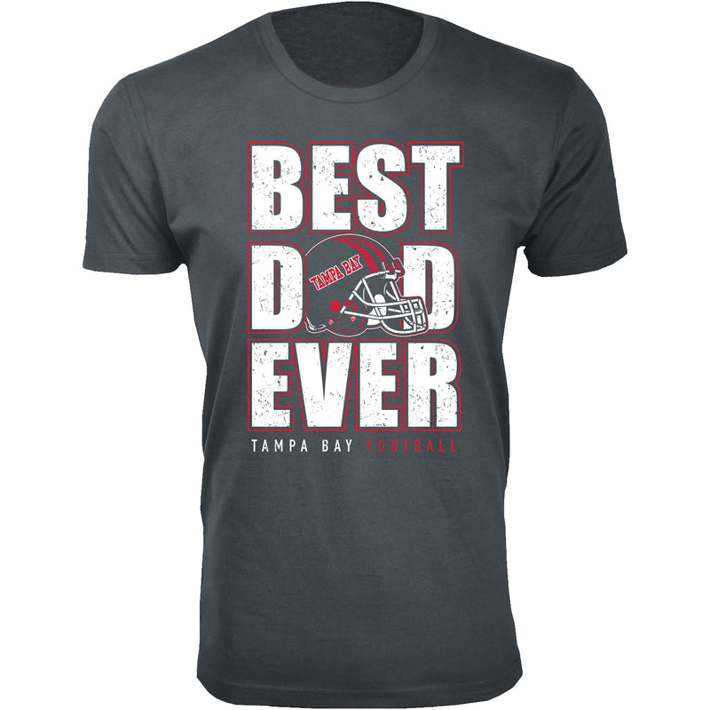 Men Best Football Dad Ever T-Shirt - Tampa Bay