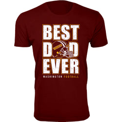 Men Best Football Dad Ever T-Shirt - Washington