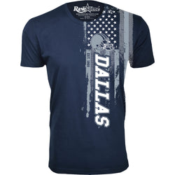 Men Football USA Flag T-Shirt - Dallas