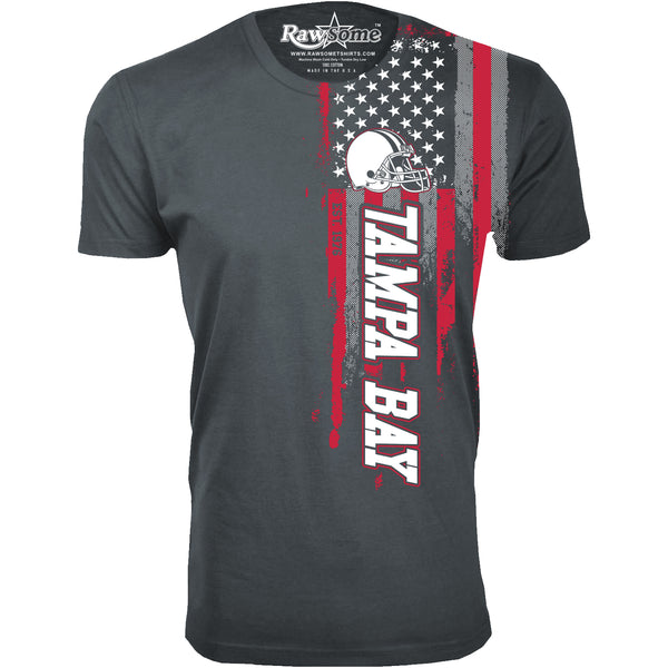 Men Football USA Flag T-Shirt - Tampa Bay