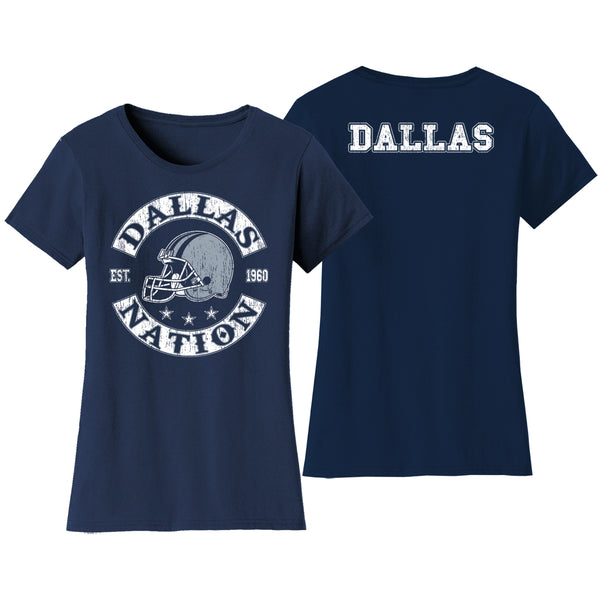 Women's Football Nation T-shirts - Dallas