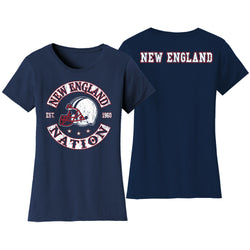 Women's Football Nation T-shirts - New England