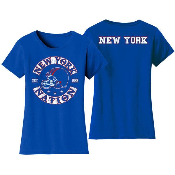 Women's Football Nation T-shirts - New York