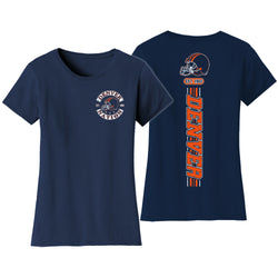 Women's Football Team Stripes T-Shirt - Denver