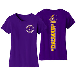 Women's Football Team Stripes T-Shirt - Minnesota