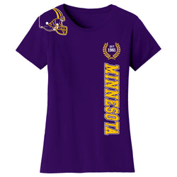 Women's Football Home Team T-Shirts - Minnesota