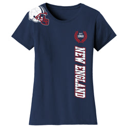 Women's Football Home Team T-Shirts - New England