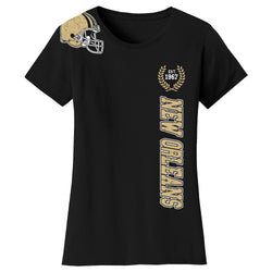 Women's Football Home Team T-Shirts - New Orleans