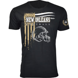 Men's Vintage USA Flag Football T-shirts - New Orleans