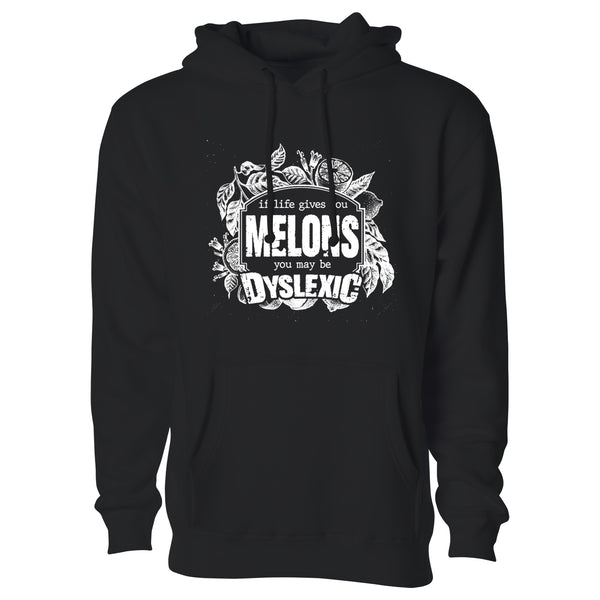 Women's Funny Nerd Pullover Hoodie - If Life Gives You Melons