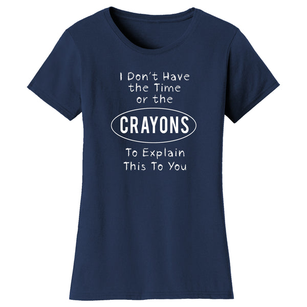 Women's Funny Nerd - Crayons