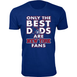 Men's Only The Best Dads Football Fan T-Shirt - New York