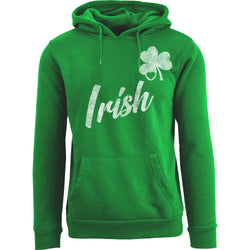 St. Patrick Pullover Hoodie - Irish Shoulder Clover