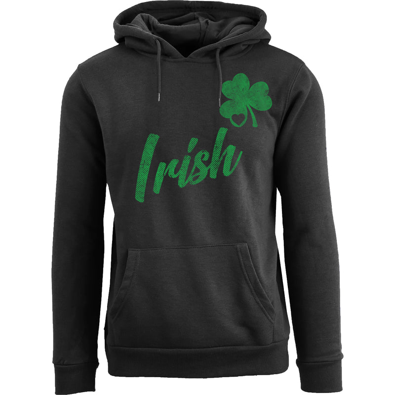 St. Patrick Pullover Hoodie - Irish Shoulder Clover