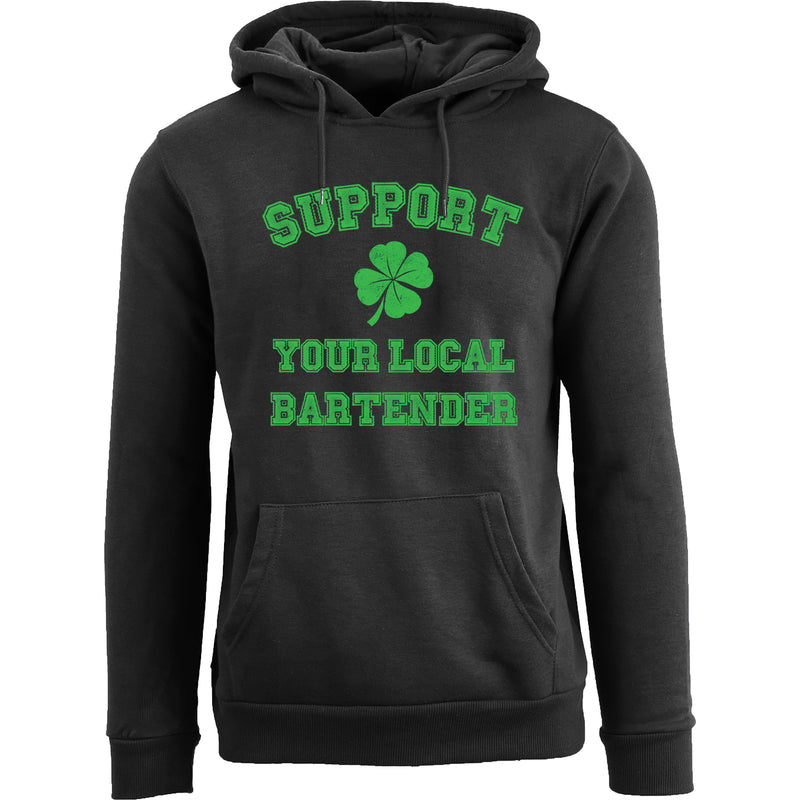 St. Patrick Pullover Hoodie - Support Your Local Bartender