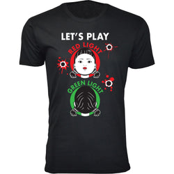 Game of Squid T-shirts - Let's Play Red Light Green Light