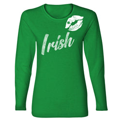 Women's St. Patrick Long Sleeve - Irish Shoulder Lips