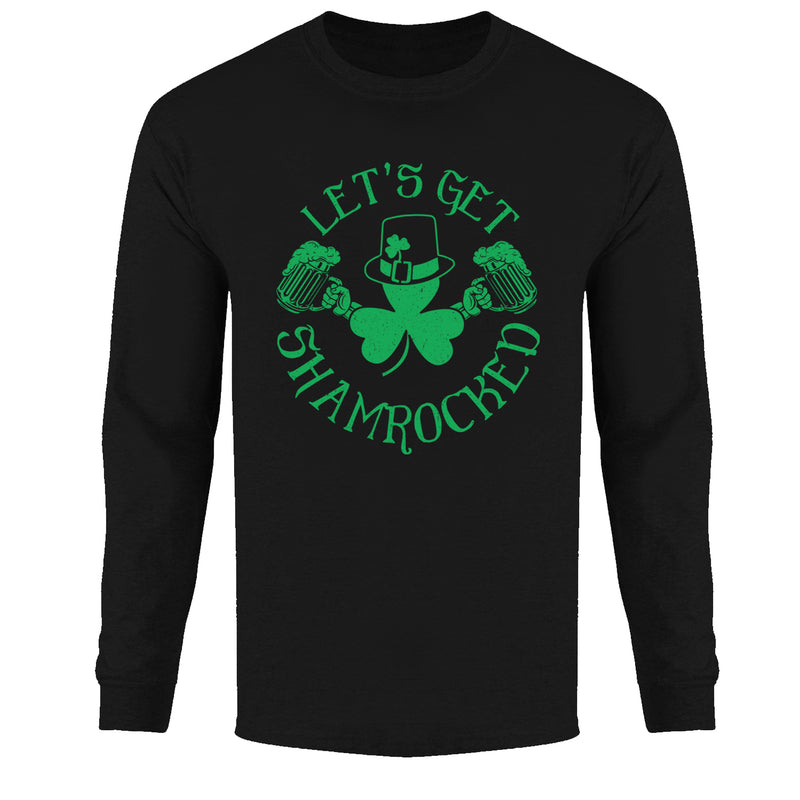 Men's St. Patrick Long Sleeve - Let's Get Shamrocked