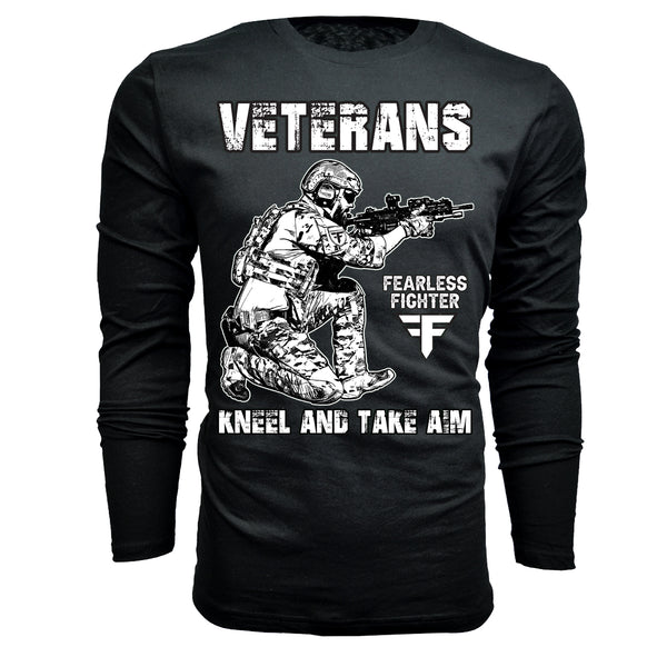 Veterans Kneel and Take Aim - Men's Long Sleeve