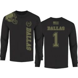 Men's Football Salute Long Sleeve - Dallas