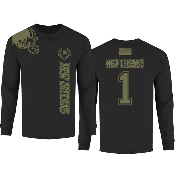 Men's Football Salute Long Sleeve - New Orleans