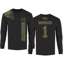 Men's Football Salute Long Sleeve - Washington