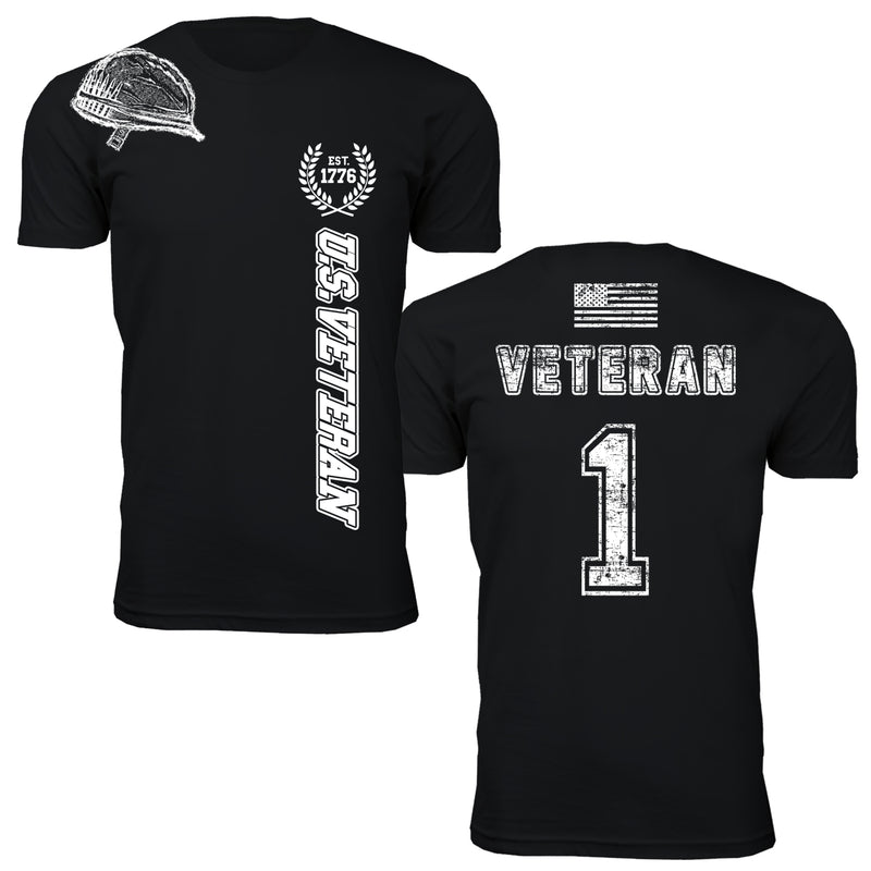 Shoulder Helmet U.S. Veteran - Men's T-Shirts