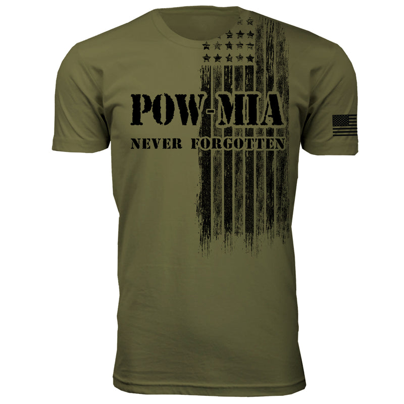 POW MIA Never Forget - Men's T-Shirts