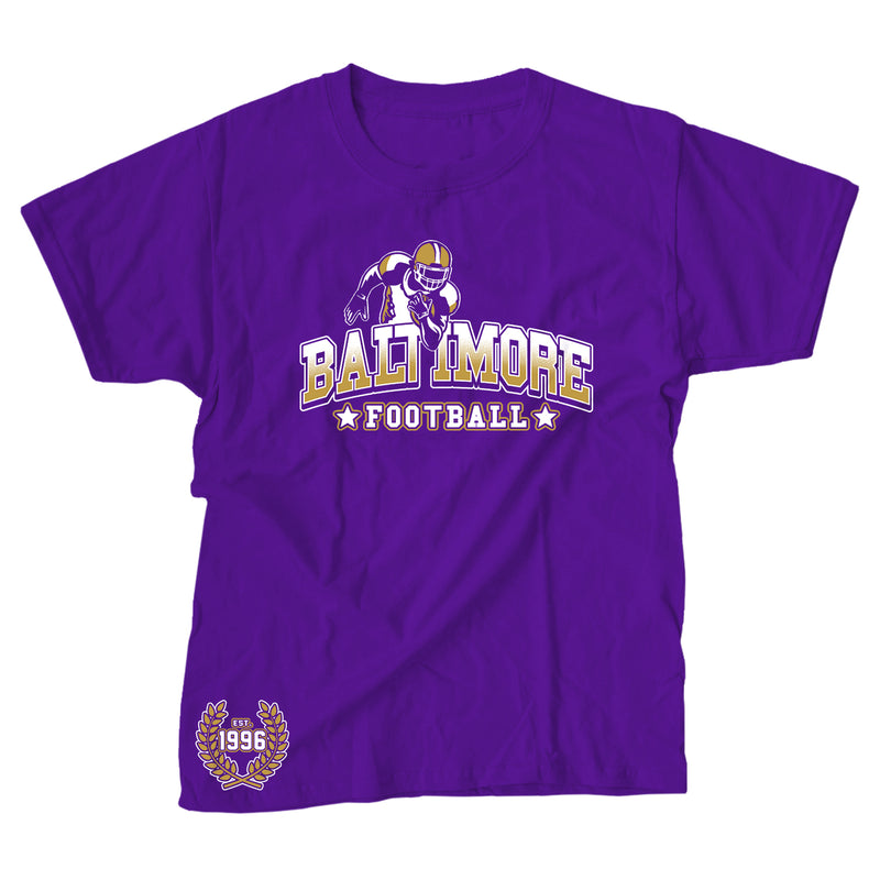 Men's Football Team Running Back T-Shirts - Baltimore