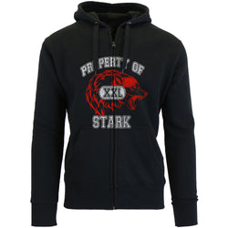 Men's Thrones and Dragon's Zip Up Hoodie - Property of the Stark