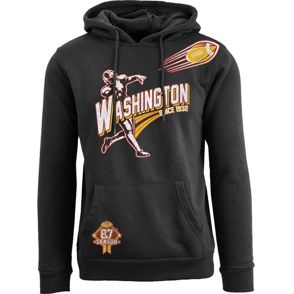 Men's Ballers Football Pull Over Hoodie - Washington