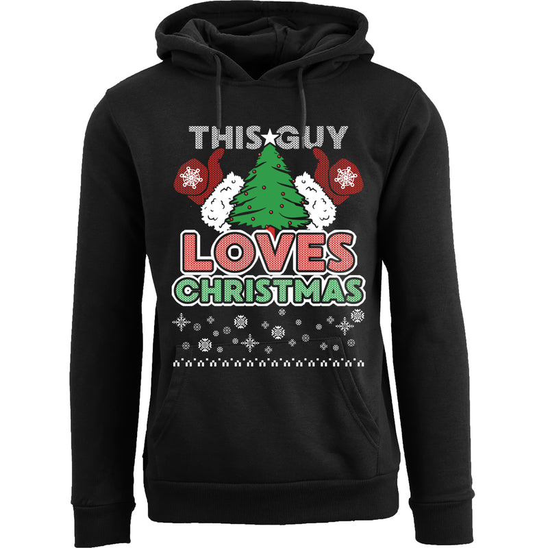 Men's - Christmas - This guy Loves Christmas Pullover Hoodie