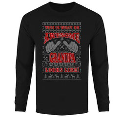 Men's Christmas - This is What an Awesome Grandpa Looks Like - Long Sleeve