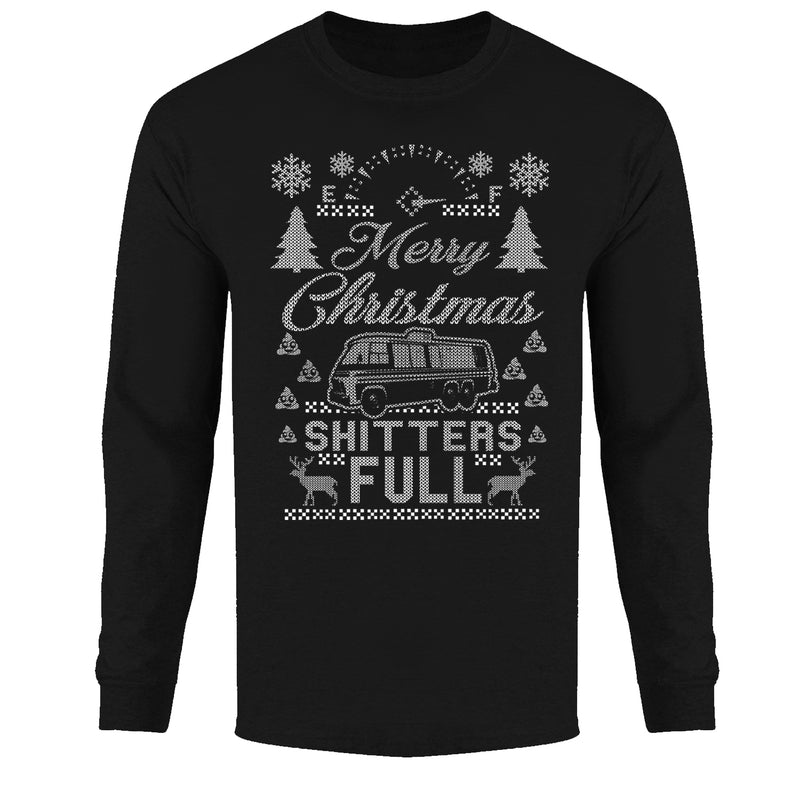 Men's Christmas - Merry Christmas Shitters Full - Long Sleeve