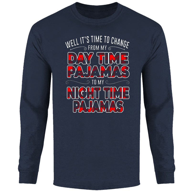 Men's - Day Time Pajamas to My Night Time Pajamas Long Sleeve