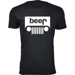 Men's Beer - Beer Jeep (White Ink)