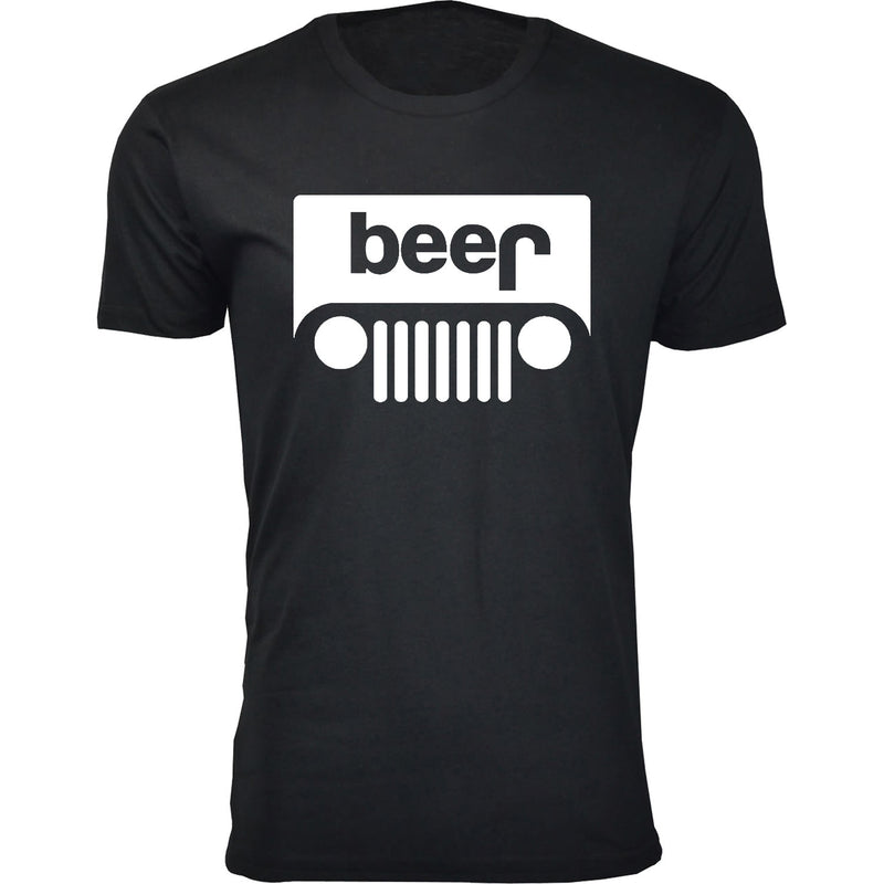 Men's Beer - Beer Jeep (White Ink)