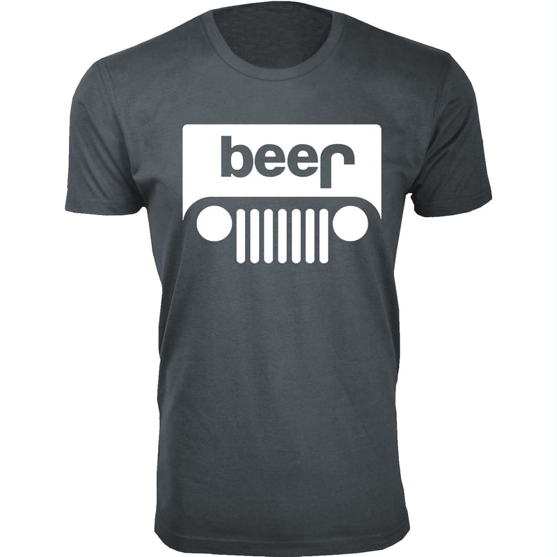 Men's Beer - Beer Jeep (White Ink)