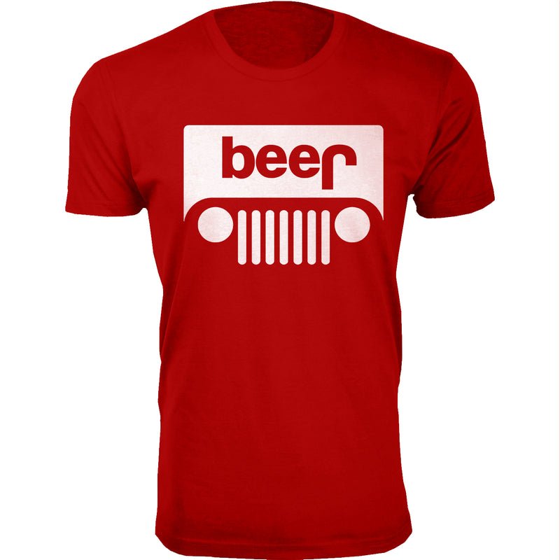 Men's Beer - Beer Jeep (White Ink)