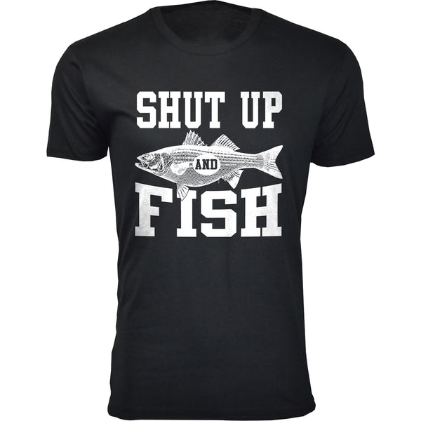 Men's Shut Up and Fish T-shirts