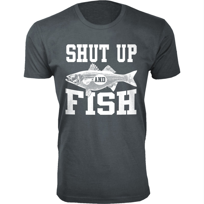 Men's Shut Up and Fish T-shirts