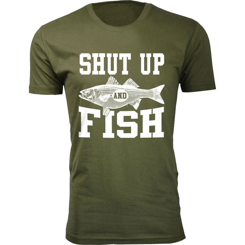 Men's Shut Up and Fish T-shirts