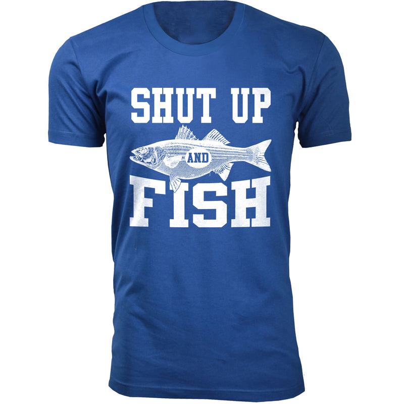 Men's Shut Up and Fish T-shirts