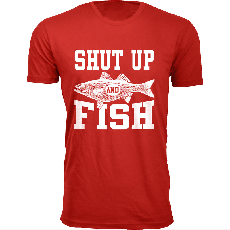 Men's Shut Up and Fish T-shirts