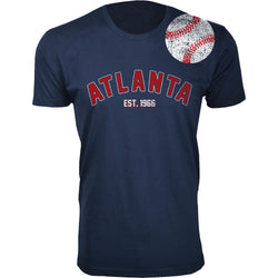 Men's Home Run Baseball T-shirts - Atlanta