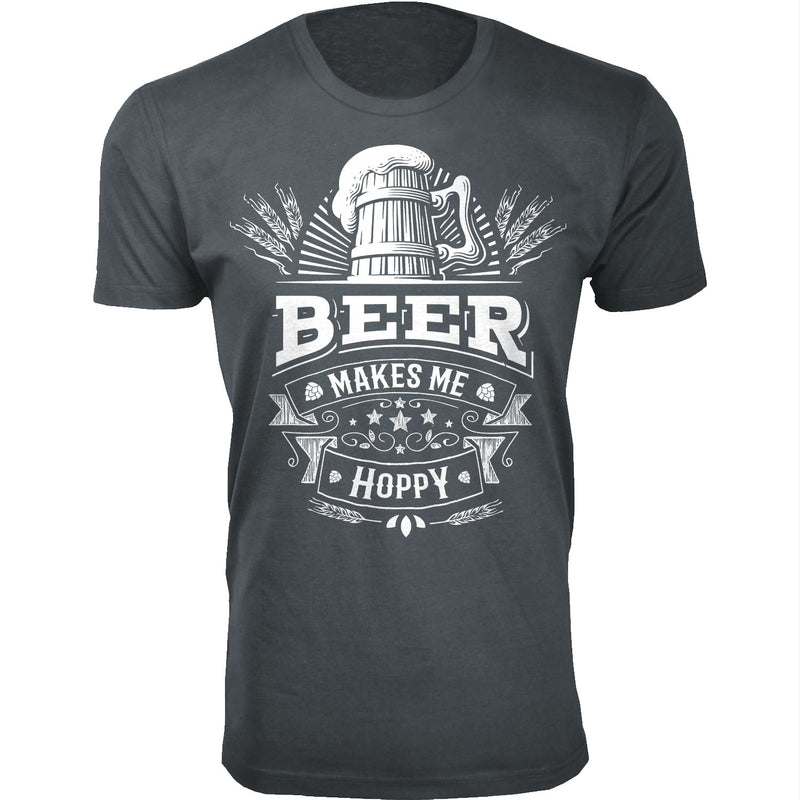 Men's Beer Makes Me Hoppy T-shirts