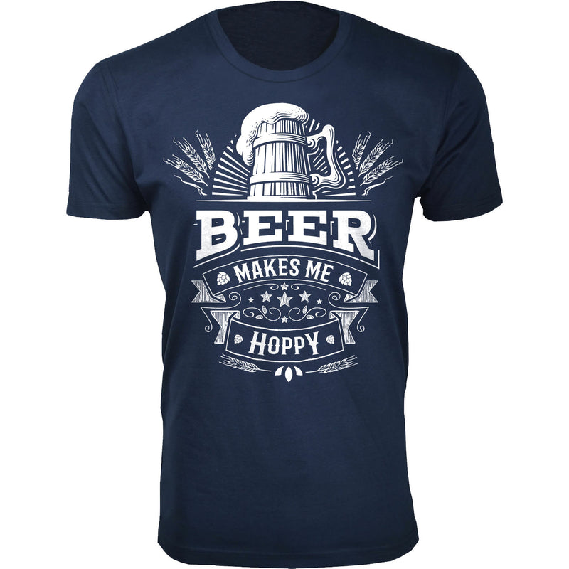 Men's Beer Makes Me Hoppy T-shirts