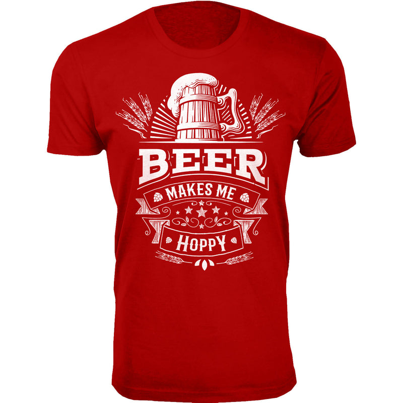 Men's Beer Makes Me Hoppy T-shirts