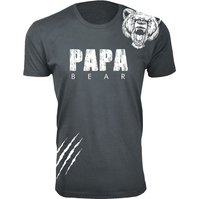 Men's Papa Bear Scratch T-shirts